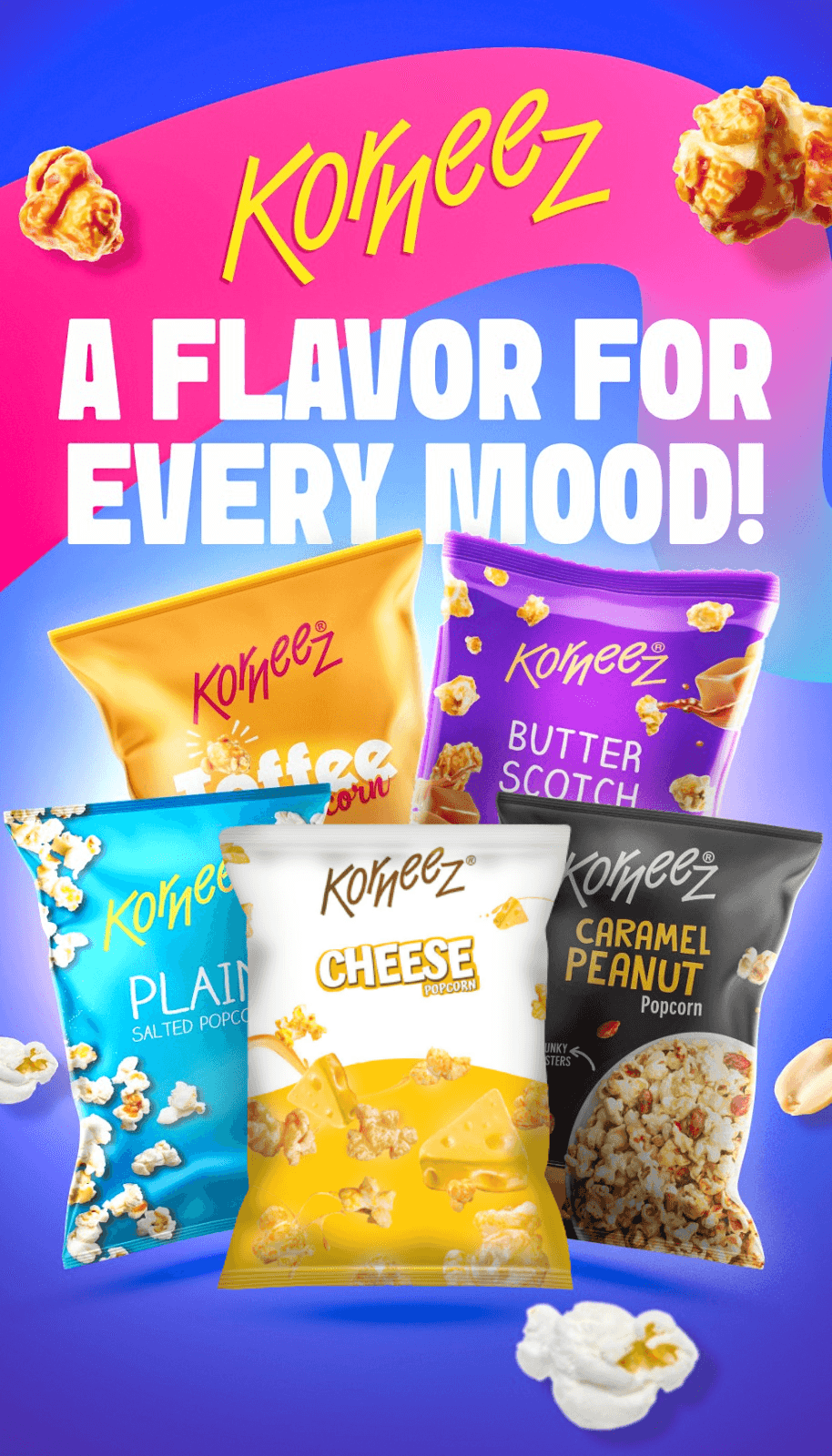 Build your Korneez mixed box. Pick your favourite flavours