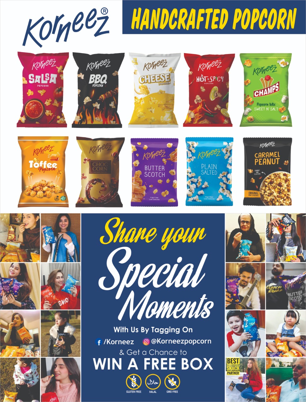 Korneez popcorn range